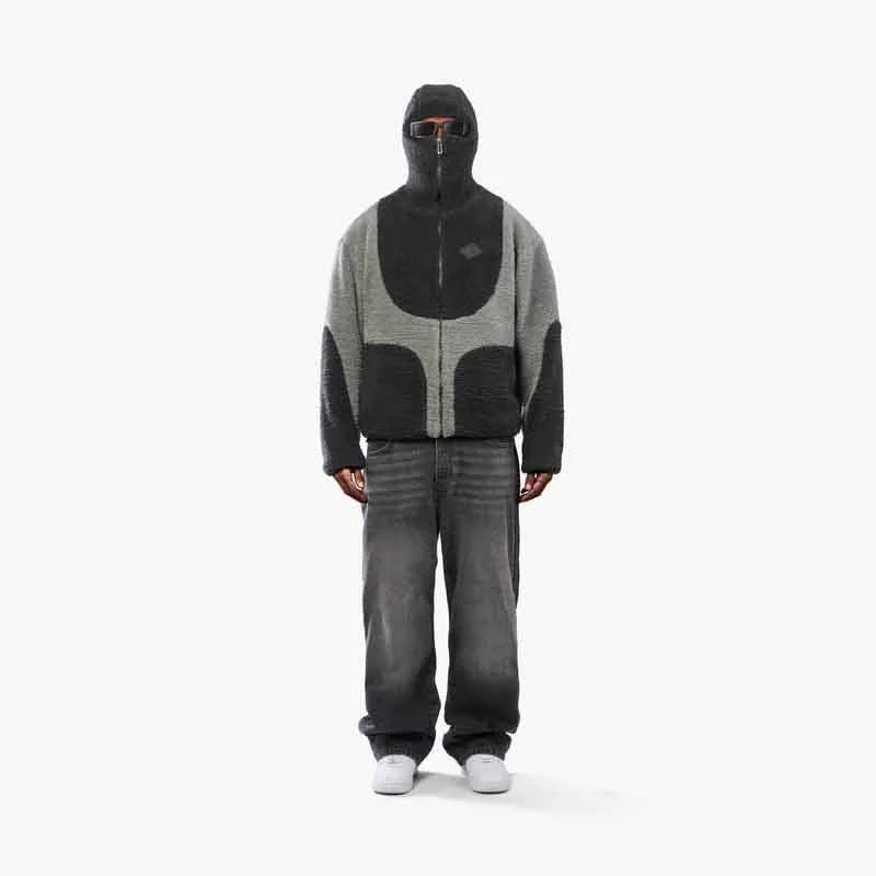 Vaulted-fleece jas