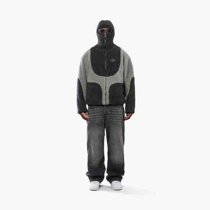 Vaulted-fleece jas
