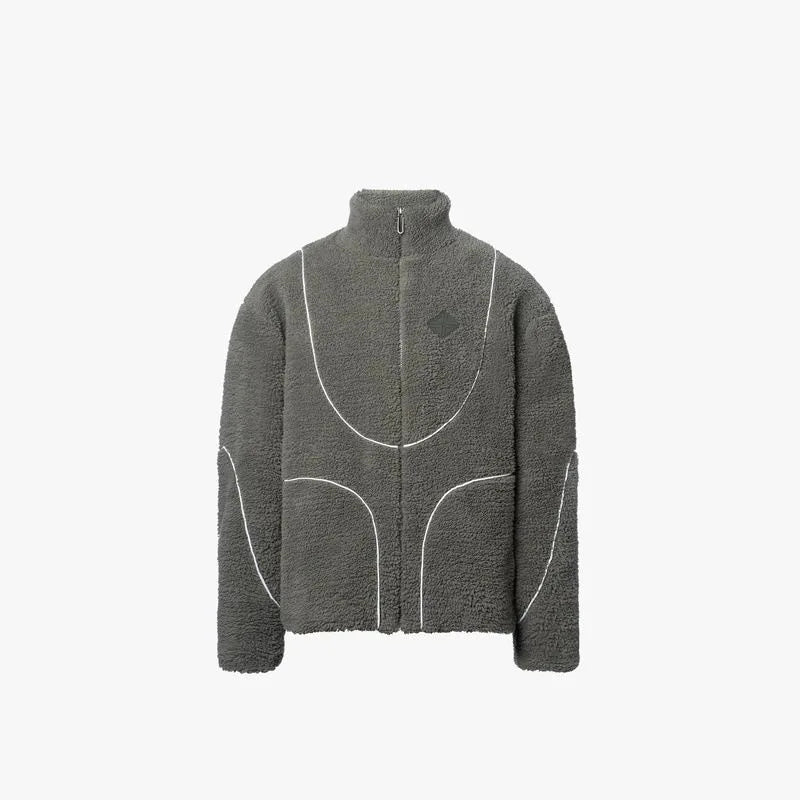Vaulted-fleece jas