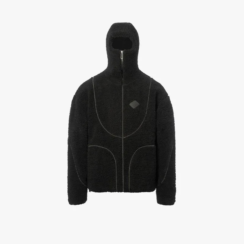 Vaulted-fleece jas